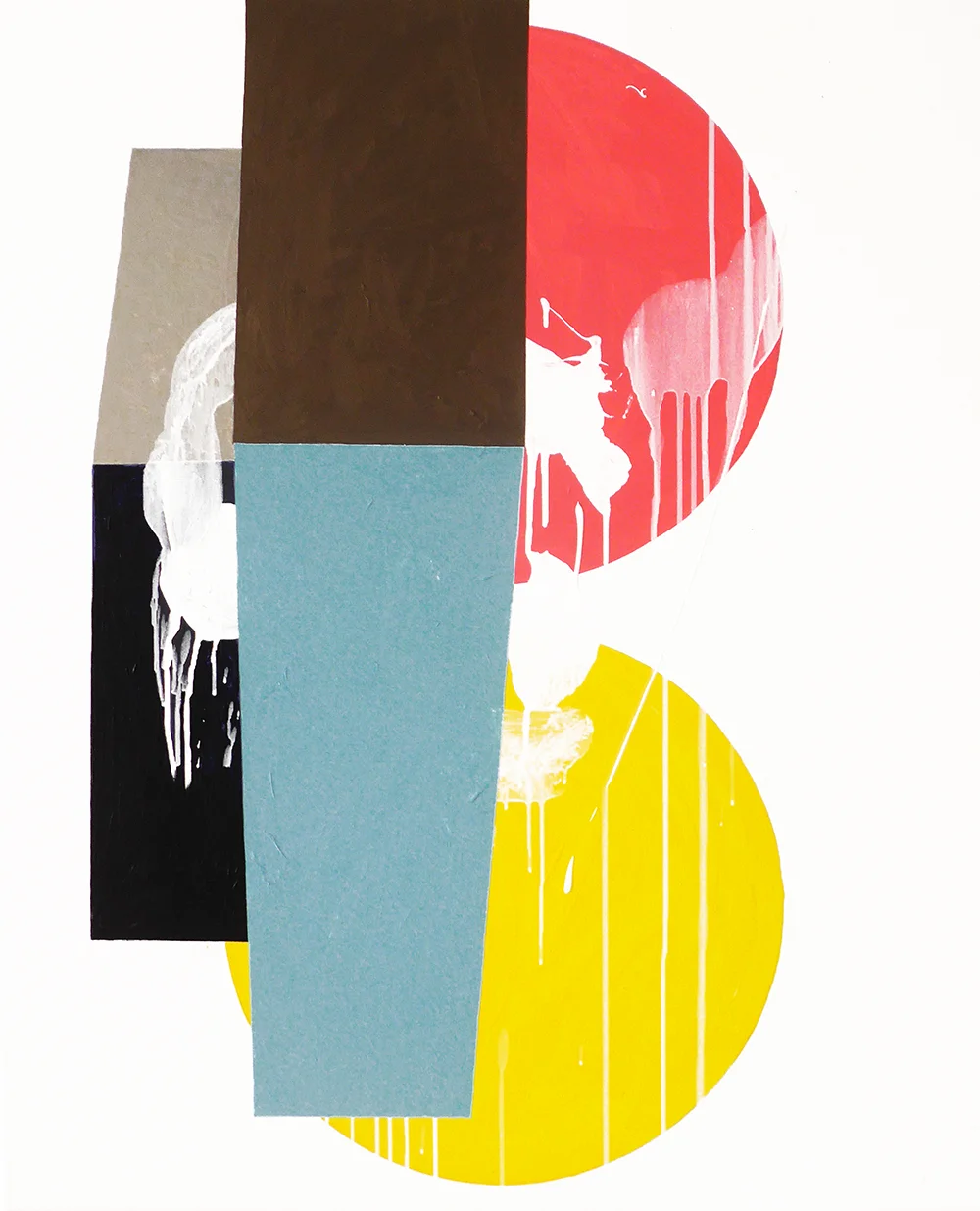 CHARMED, 2015, mixed media on canvas, 100x81cm