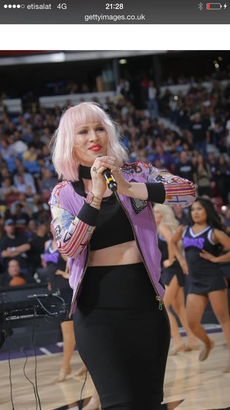 Natasha Bedingfield in  OTT with SHUP art