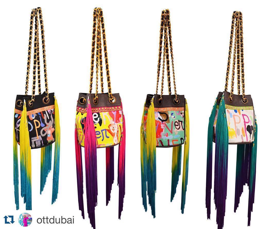SHUPSHOP paintings for OMG by OTT bags