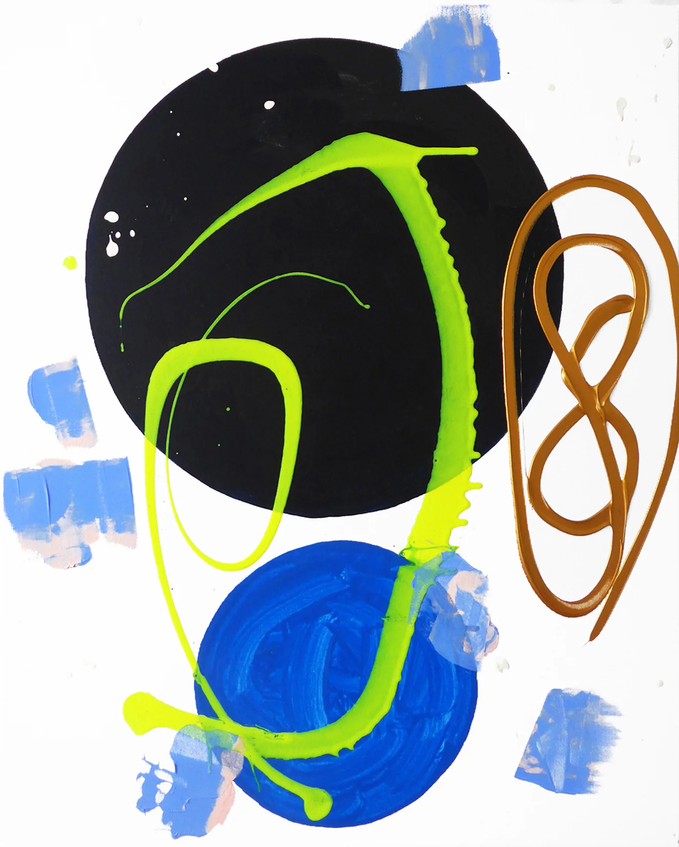 MR. CLEAN, 2015, mixed media on canvas, 81x65cm