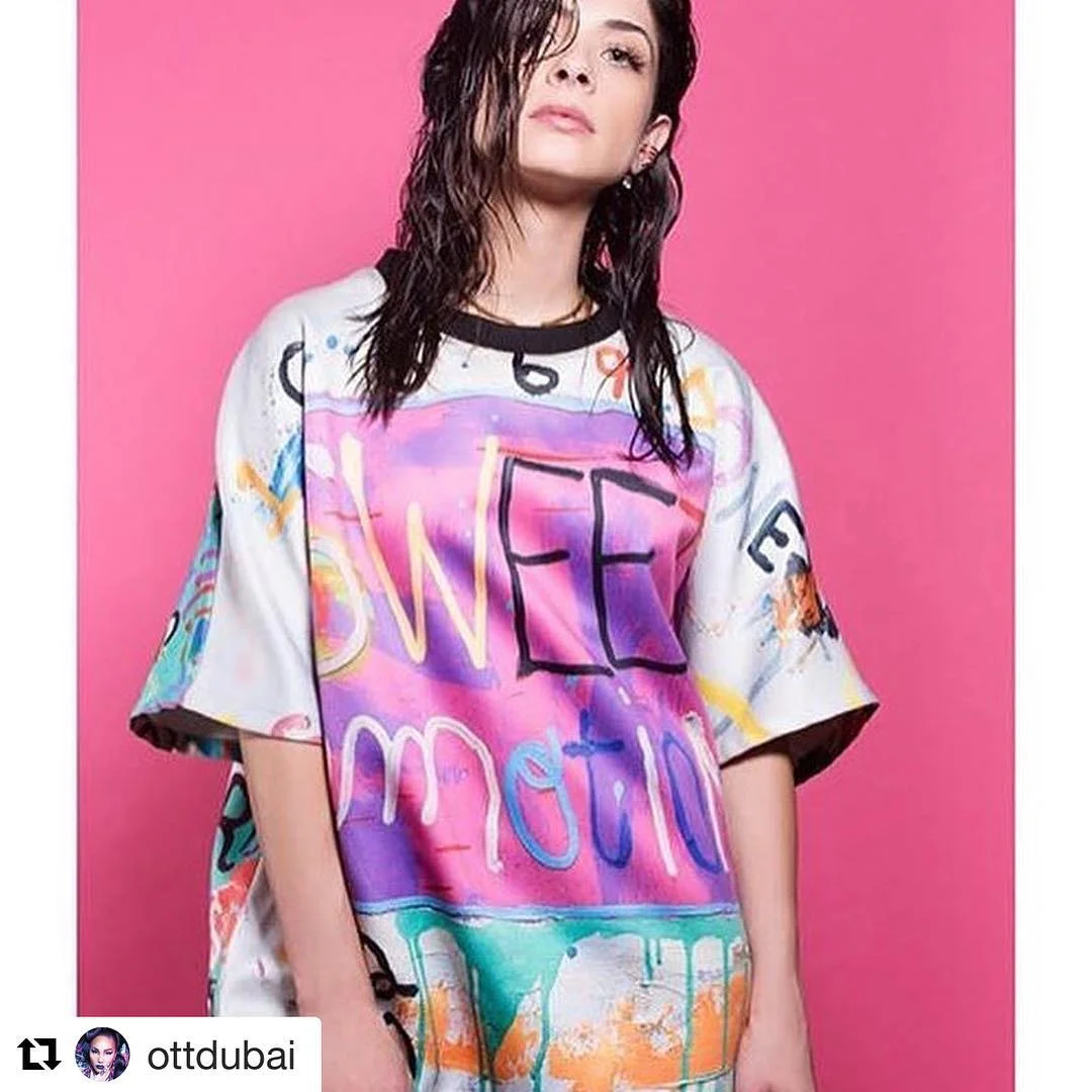 SWEET EMOTION t-shirt OTT with SUSAN SHUP artwork