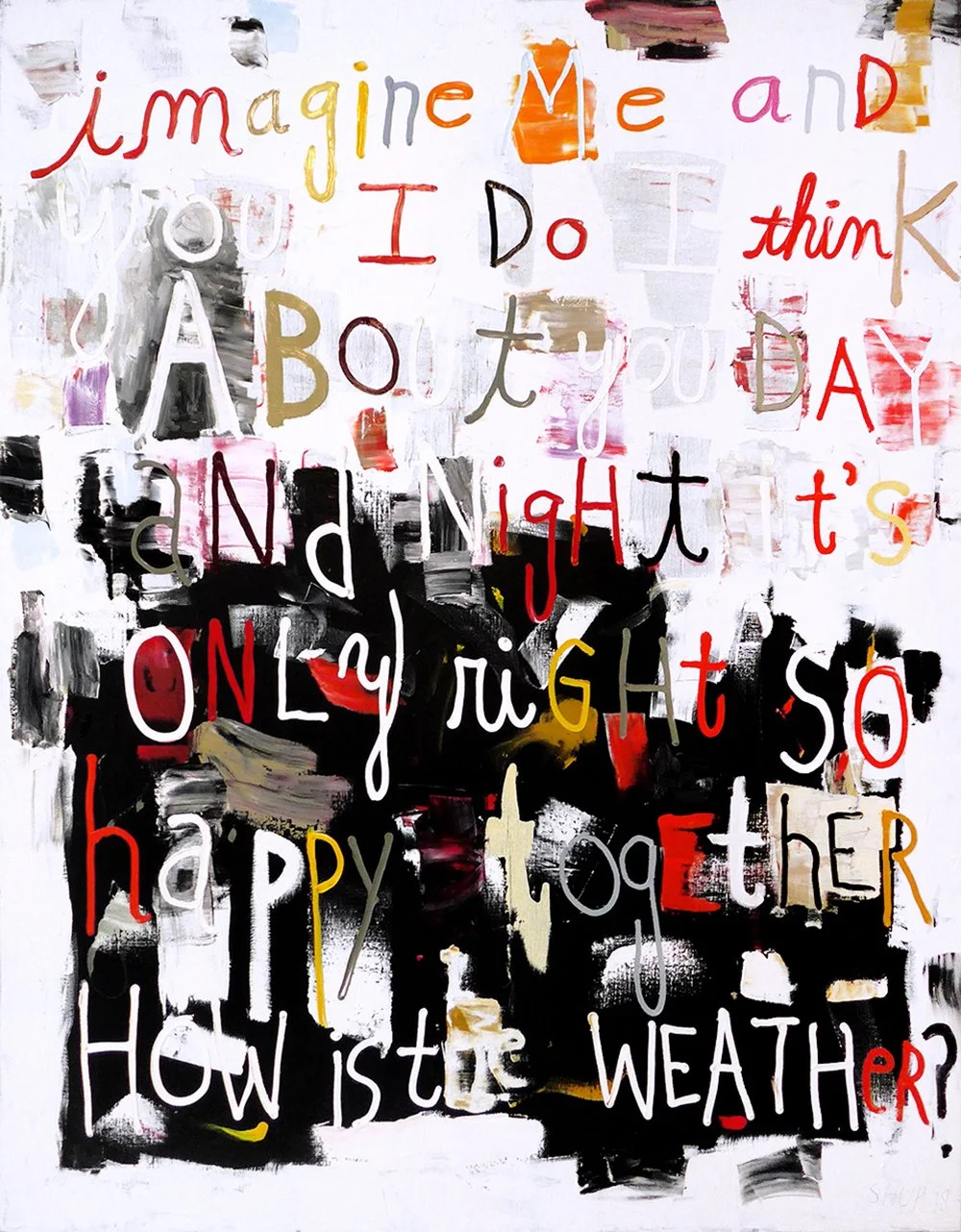 HAPPY TOGETHER, 2019, oil on canvas, 162x130cm, private collection