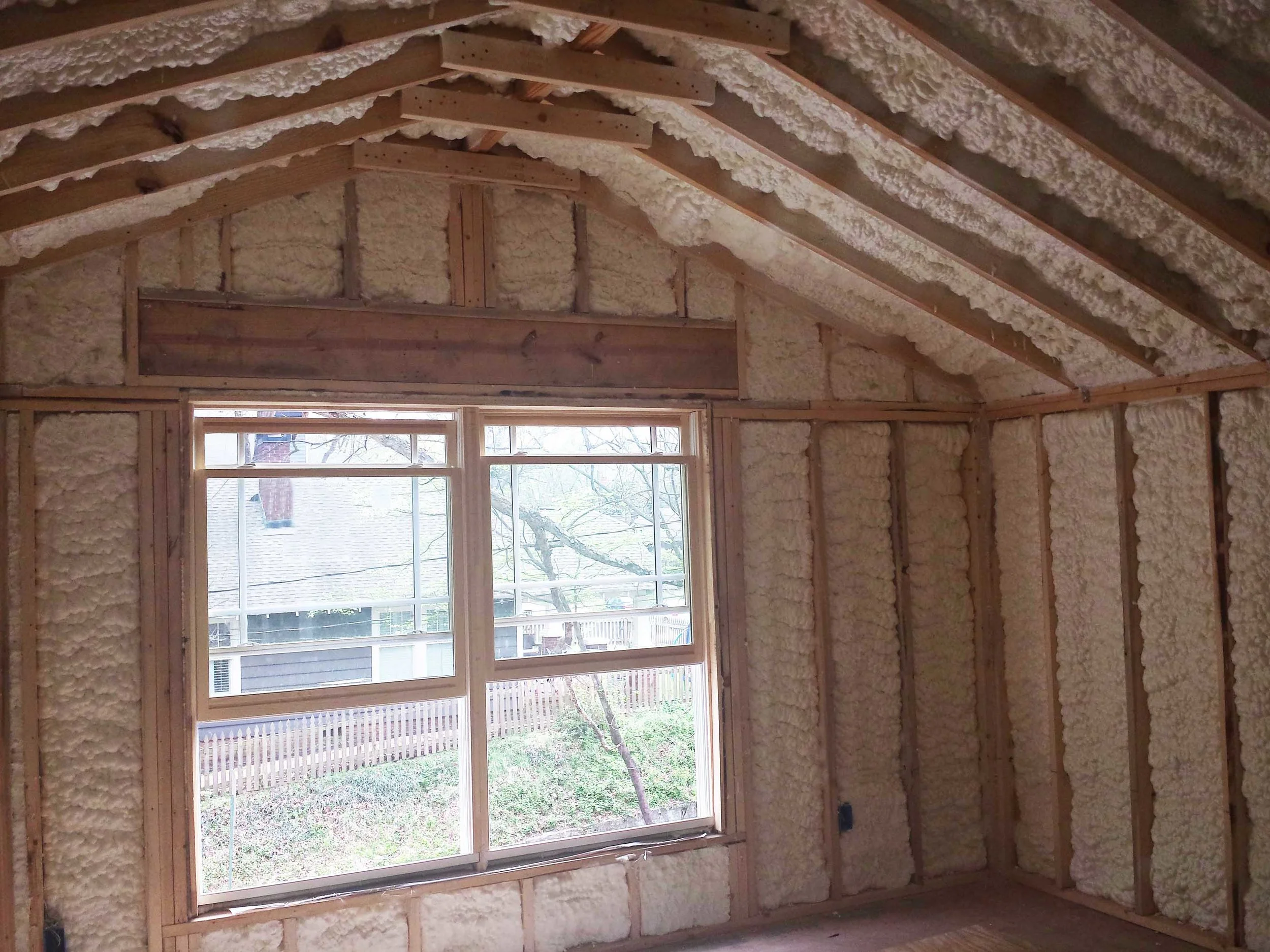 Insulating an attic