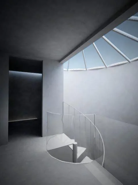   Volume  &nbsp; the elevated volume opens to the full height living space below. 