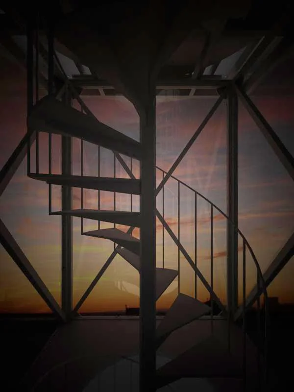   View Platform  &nbsp; the viewing platform offers panoramic views of the cityscape, a counterpoint to the introverted dwelling of the tower. 