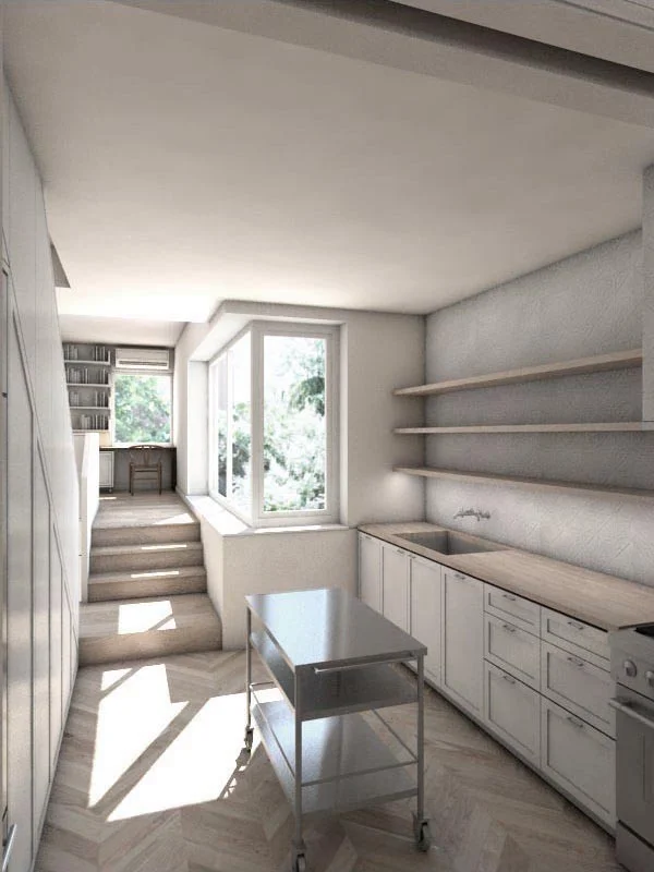   Visualization &nbsp; &nbsp;Light and space are studied through the use of 3d modeling and visualization 