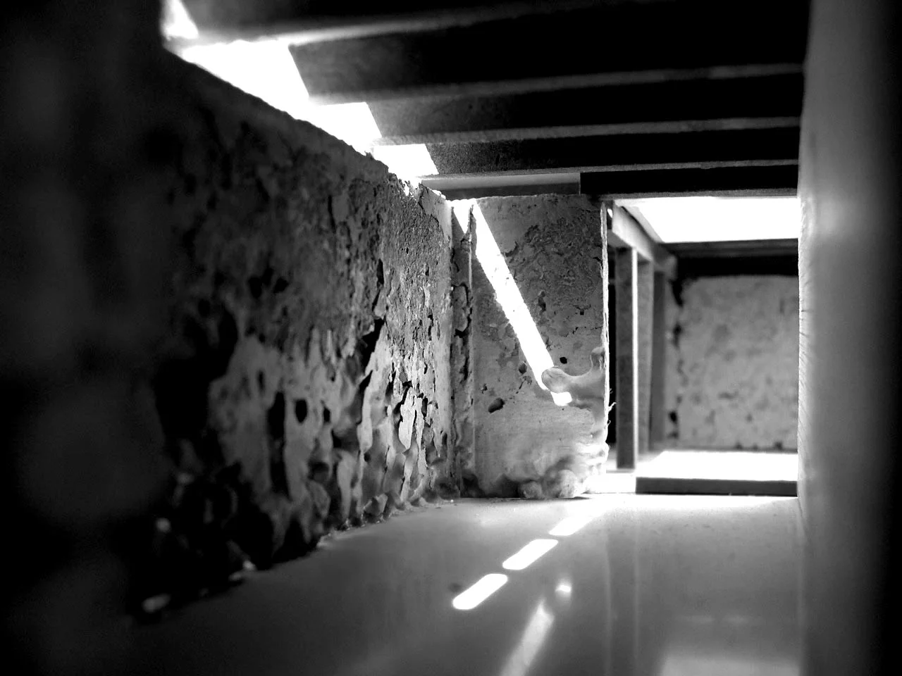 Aperture patterns of light through various apertures, enhancing our awareness of time passing.