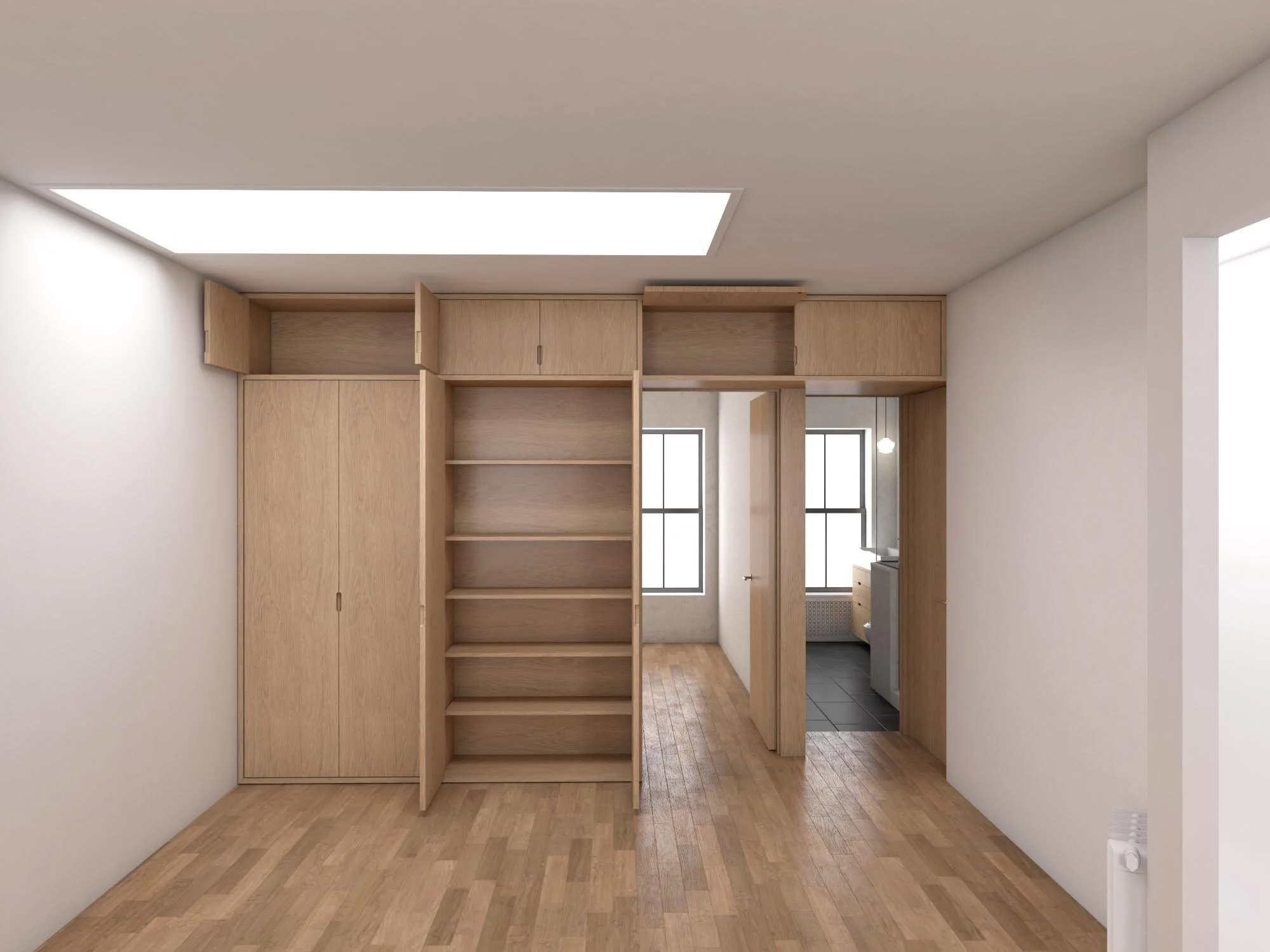   Storage   Maximized use of storage space 