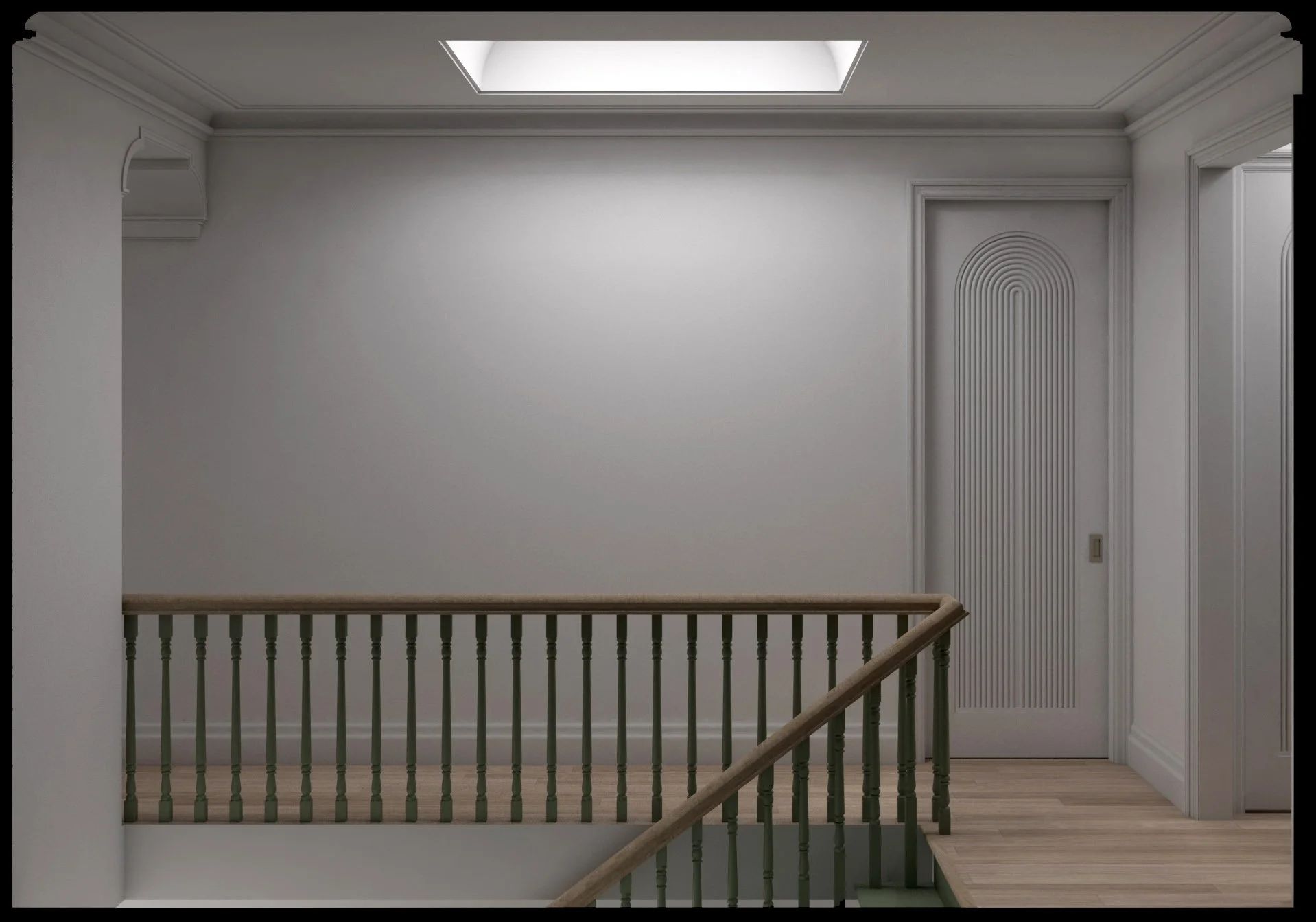   2nd Floor   arched doors continue throughout 