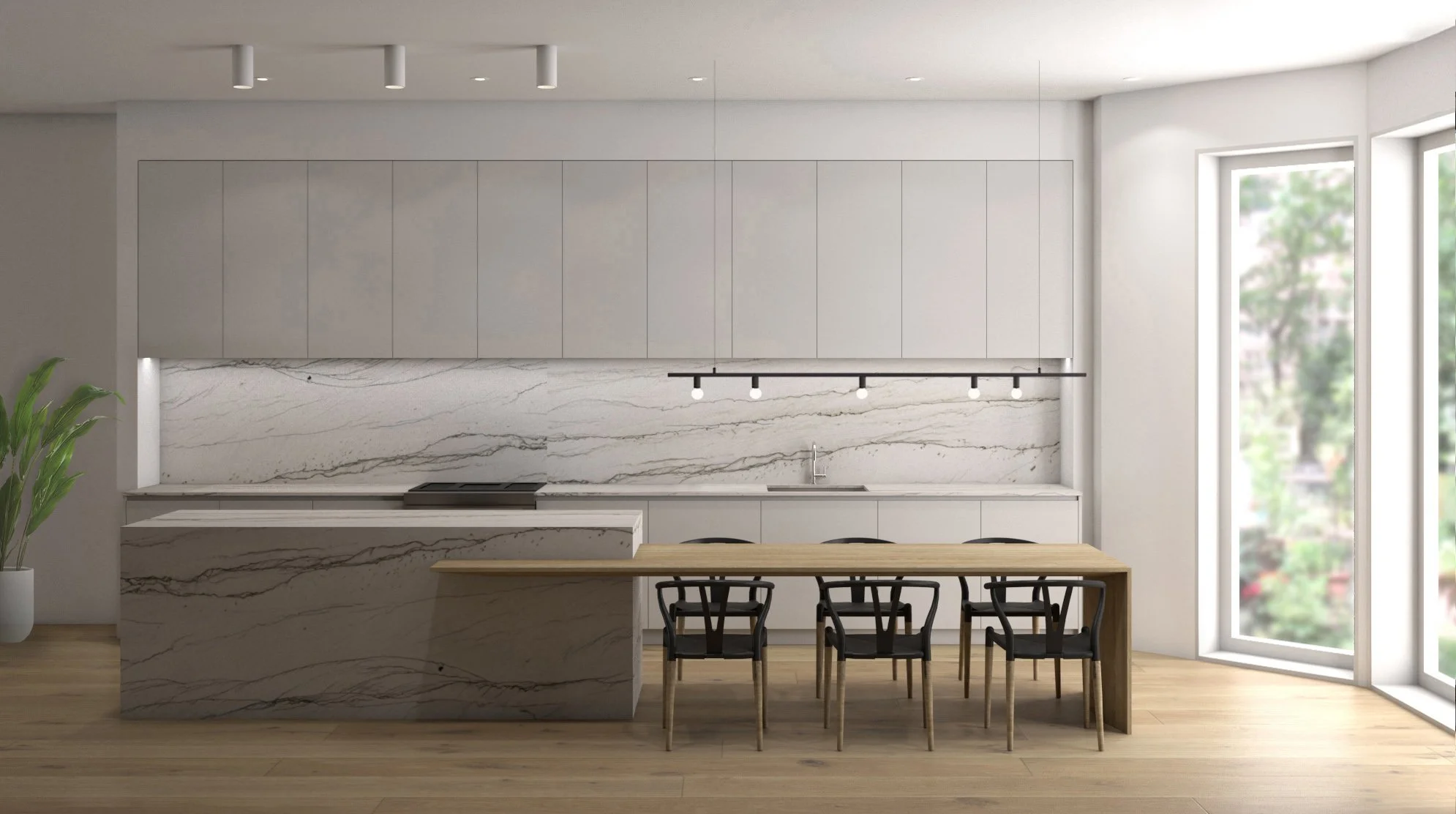   Parlor Kitchen     simple design aesthetic 