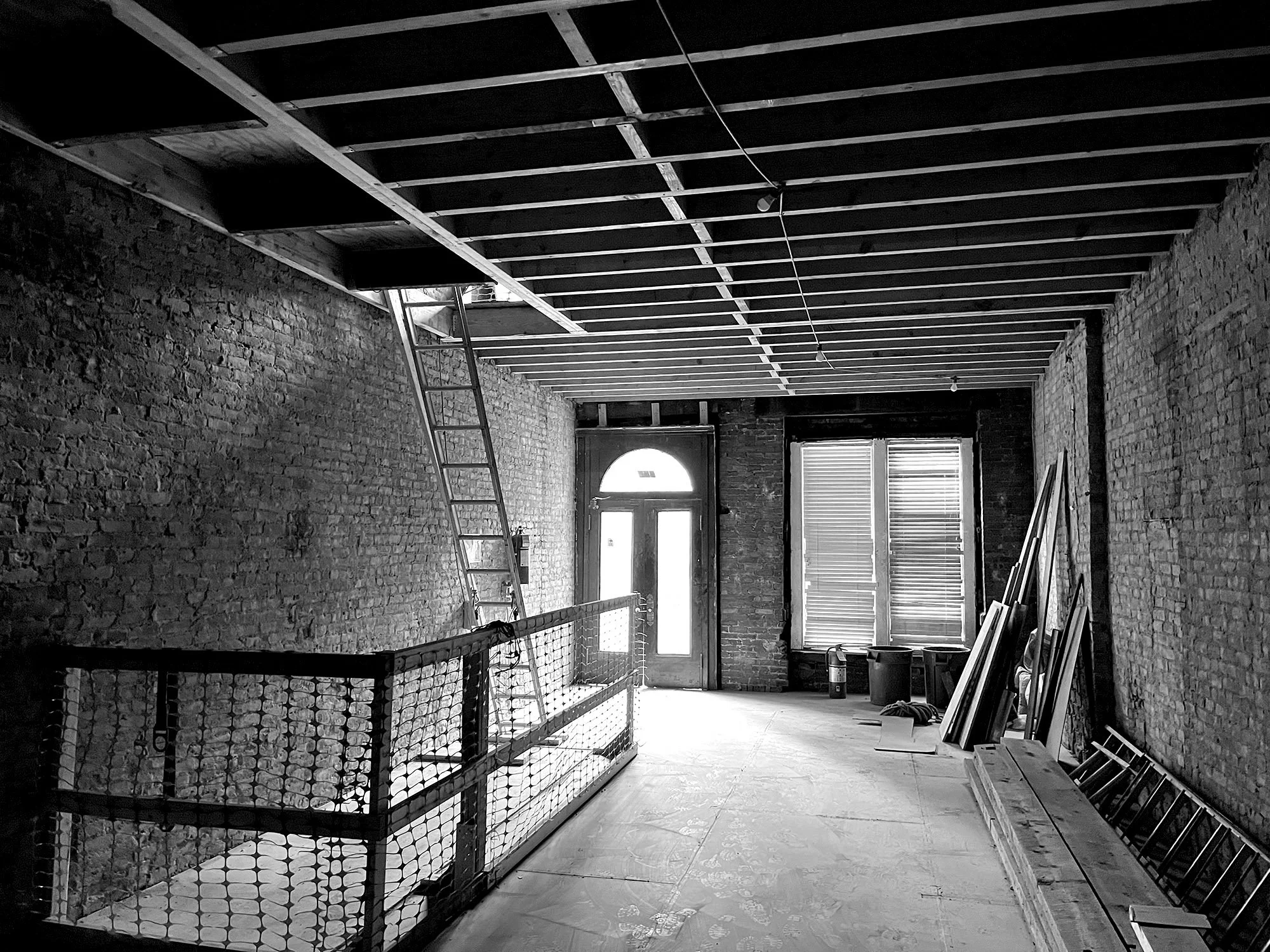   Construction    post-demolition views 