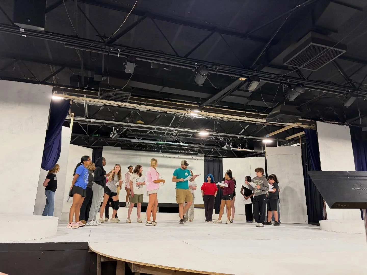 Bikini Bottom loading&hellip; ⏱️🔜

Check out some rehearsal &amp; progress photos as we countdown towards opening night of THE SPONGEBOB MUSICAL! 🧽🪼

It all comes together on stage from April 23- May 3!Tickets are just $10 at the door, cash or che