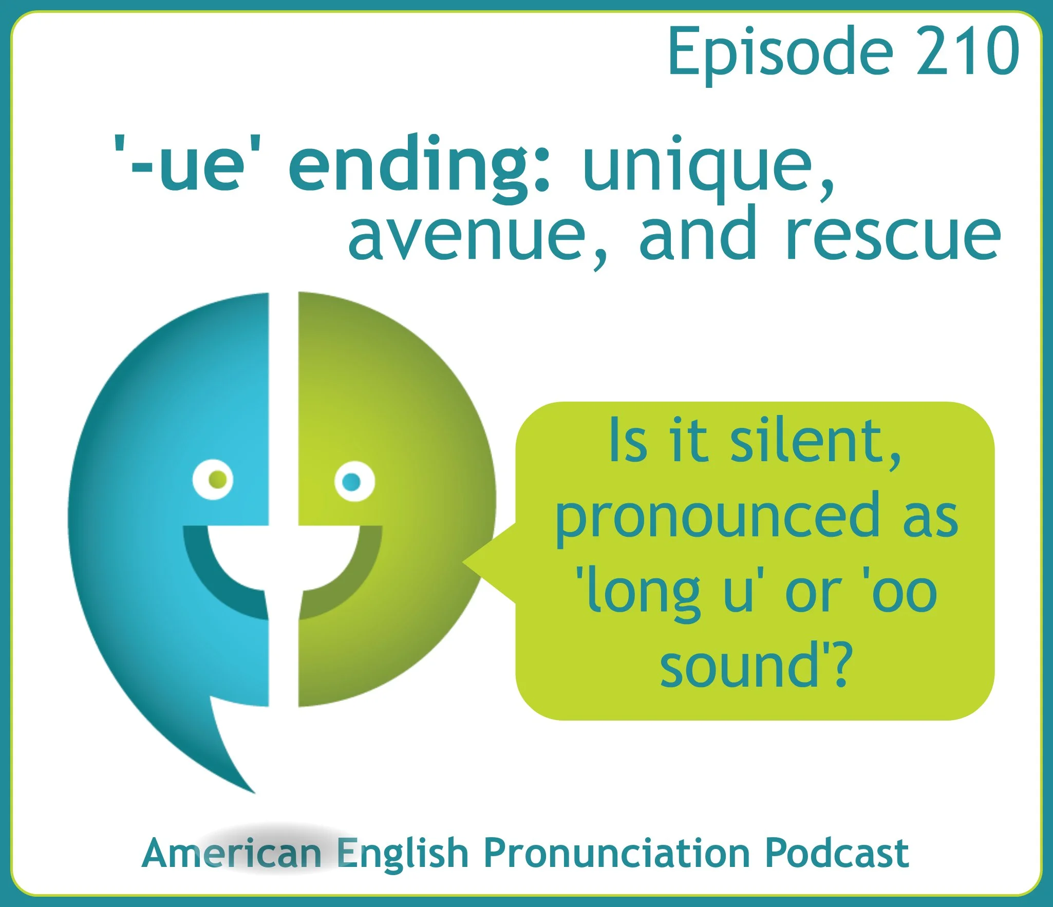 How do you pronounce the -ue ending in English?