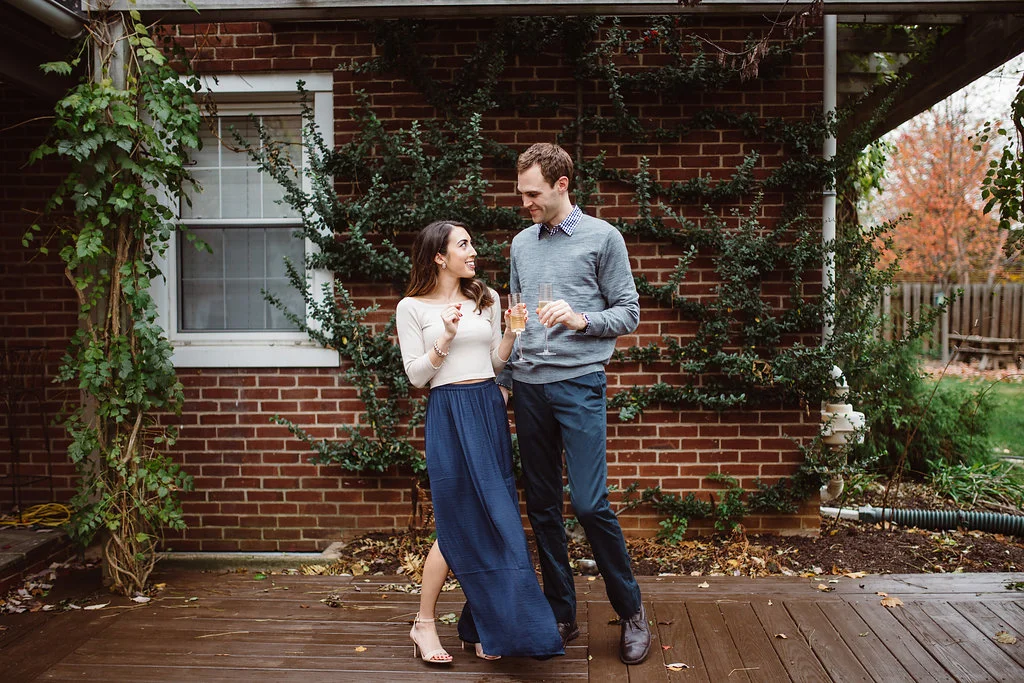 Red Oak Weddings | Lancaster Engagement Session | Ali Paul Photography | In home engagement session | Pennsylvania Engagement Session