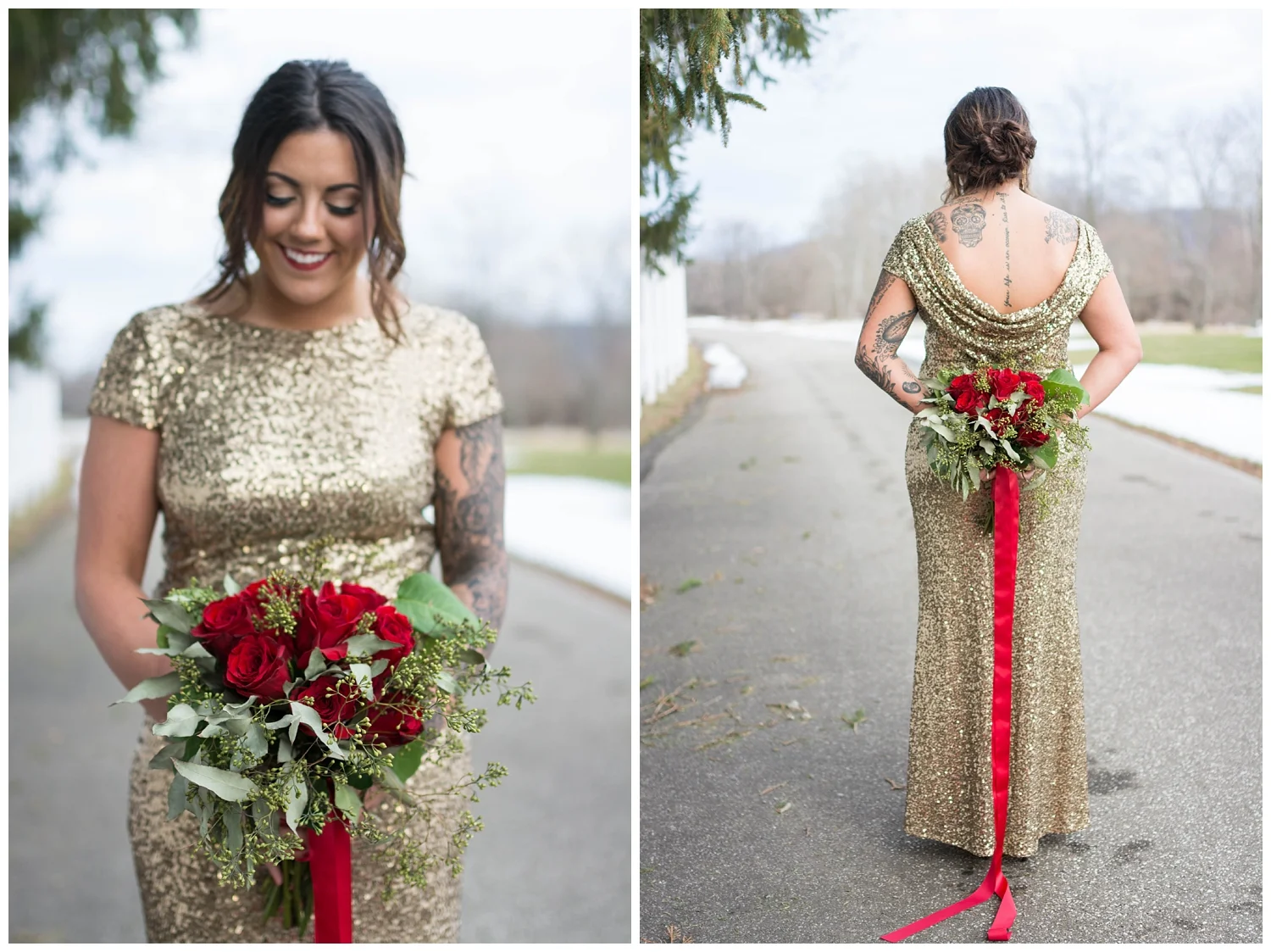 Gold & Glitter Anniversary Photos | Oak Alley Farms | Jessica Husted Photography | Red Oak Weddings