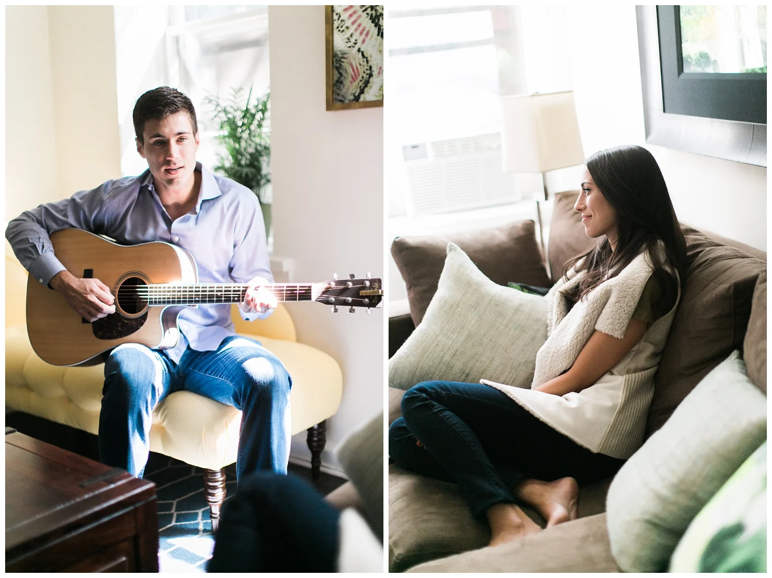 At home engagement session | NYC | Cadence Kennedy | Red Oak Weddings