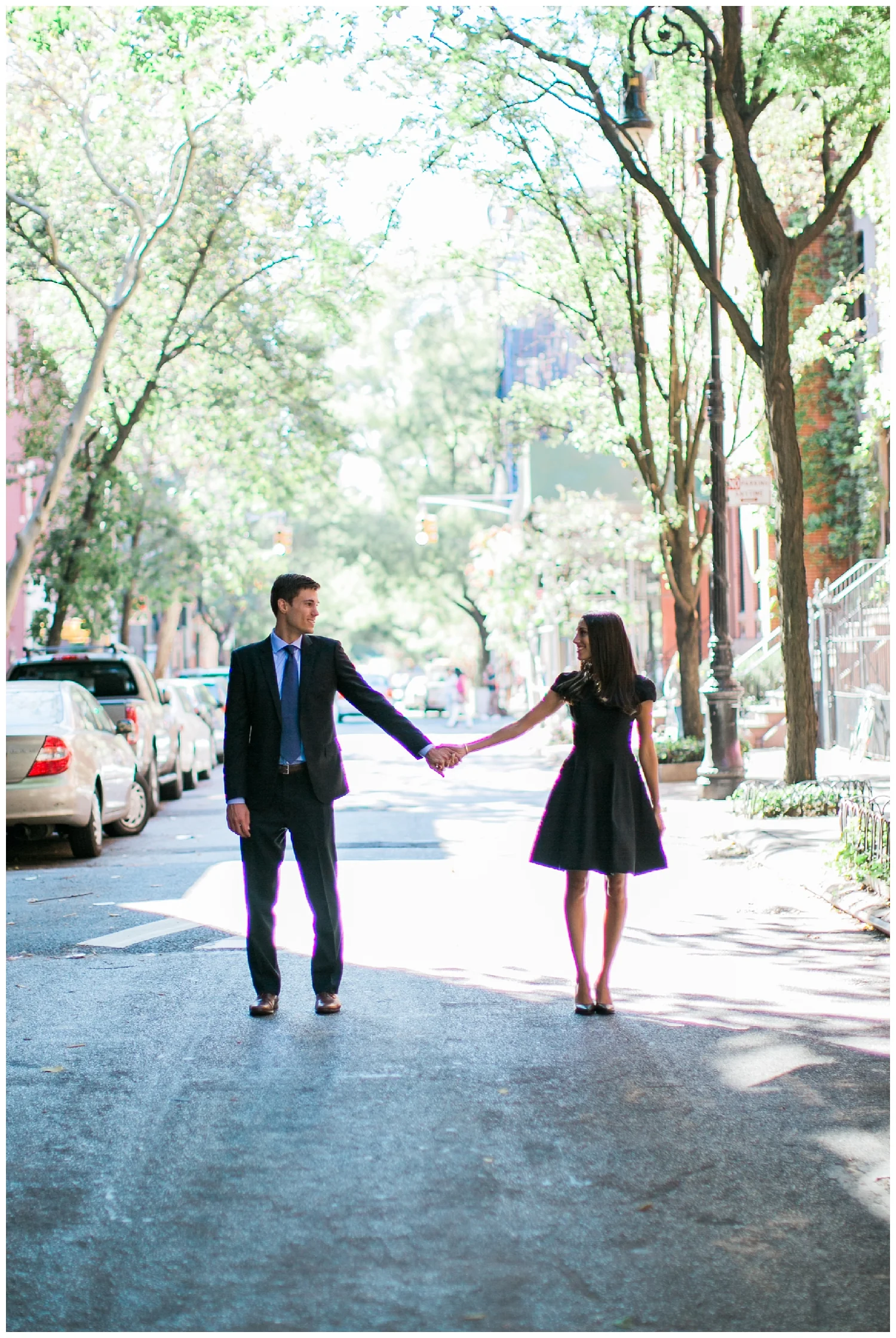 NYC Engagement Session | MOMA | Cadence Kennedy | Red Oak Weddings