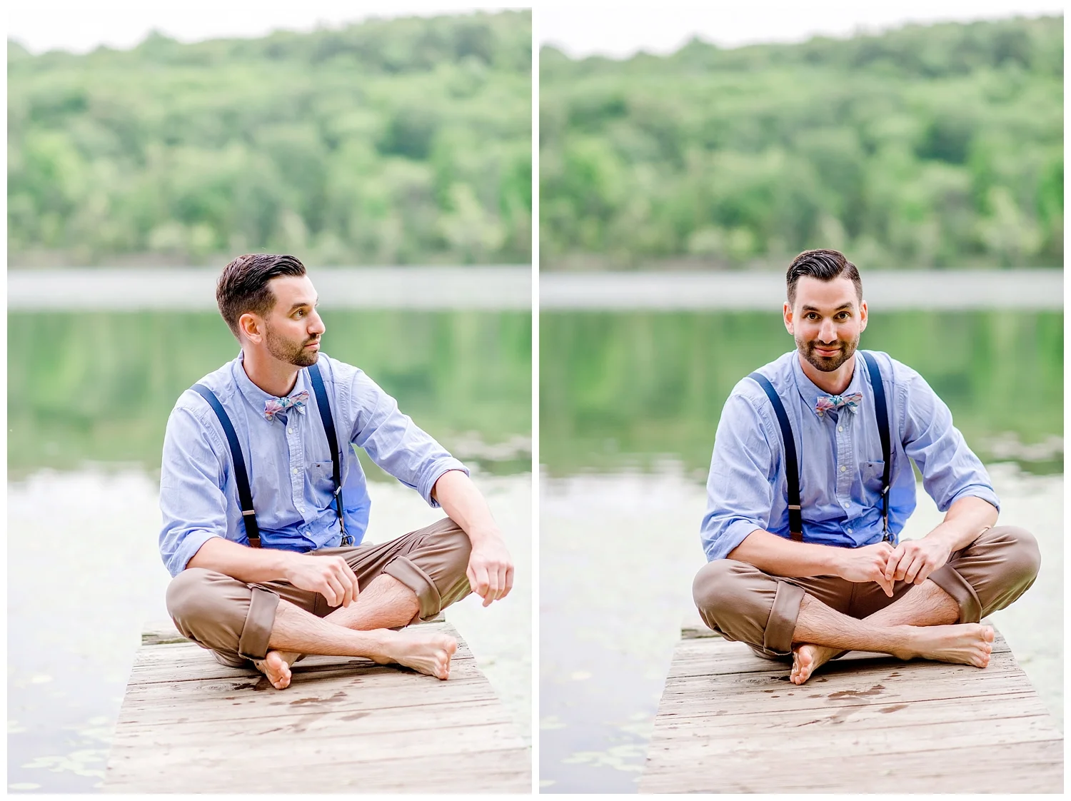 Summer Lake Engagement Session | NJ Engagement Session | Red Oak Weddings