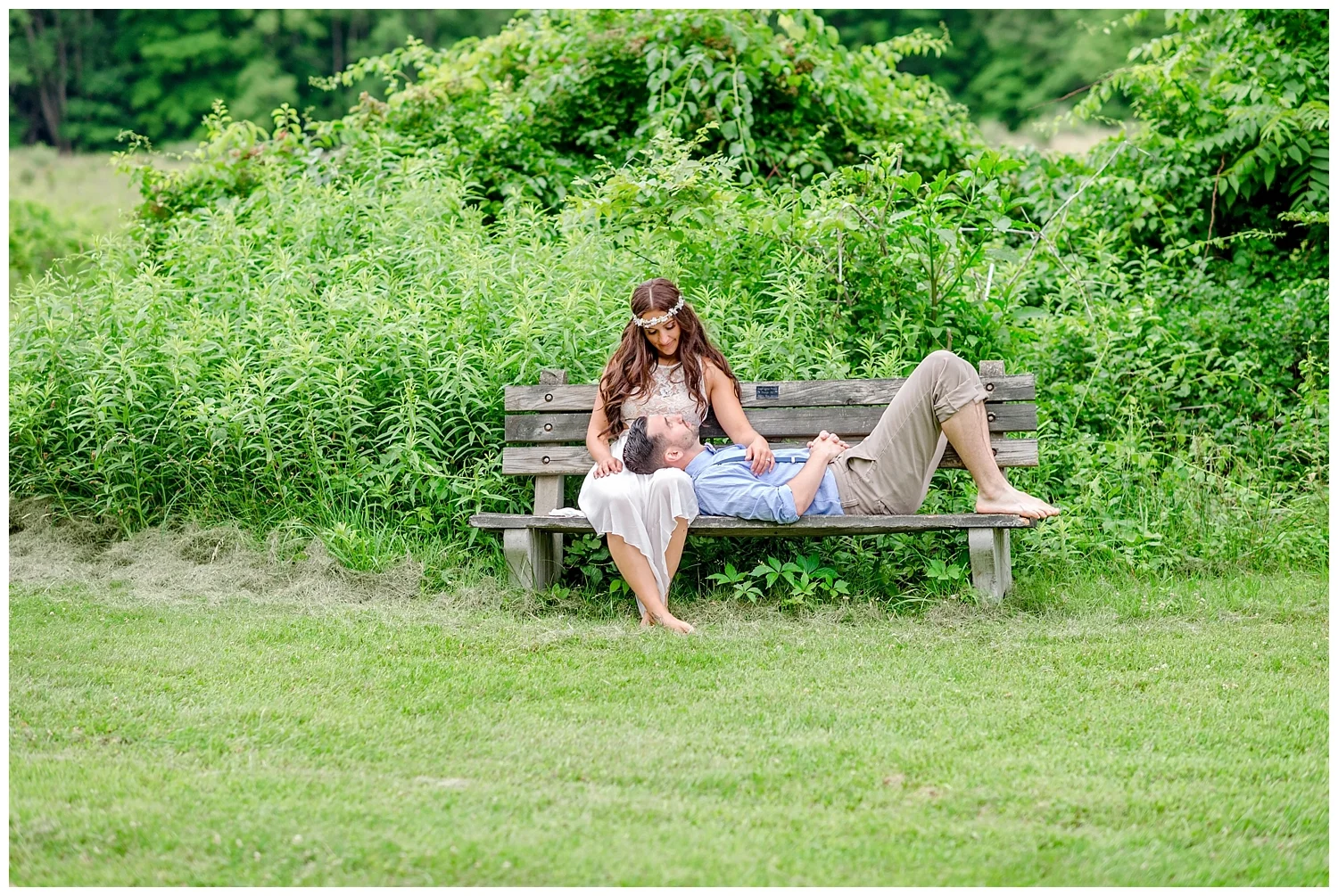 Summer Lake Engagement Session | NJ Engagement Session | Red Oak Weddings