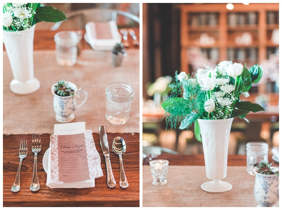 Rustic and Garden Themed Bridal Shower at Terrain | Red Oak Weddings