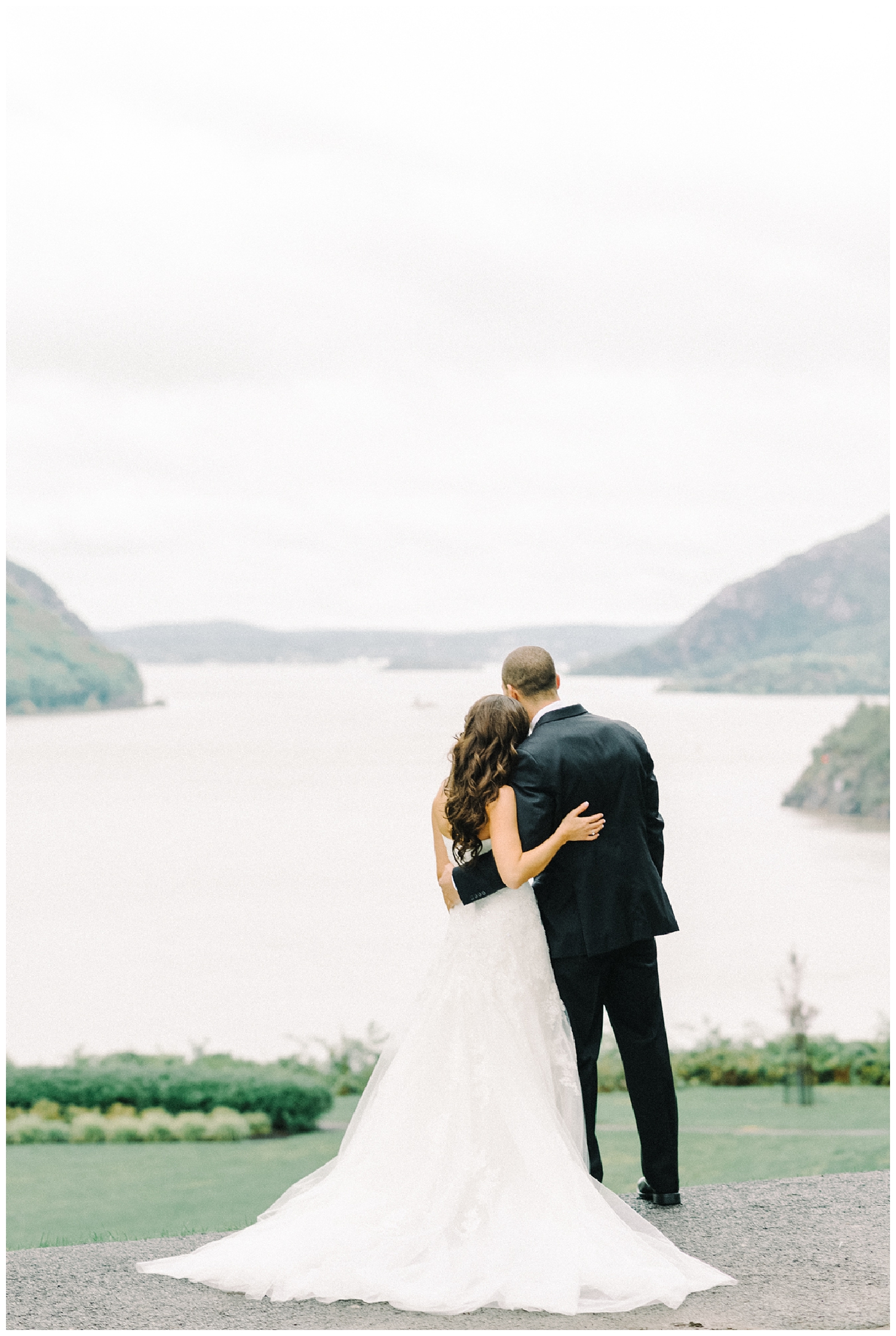 West Point Thayer Hotel Wedding Bride and Groom