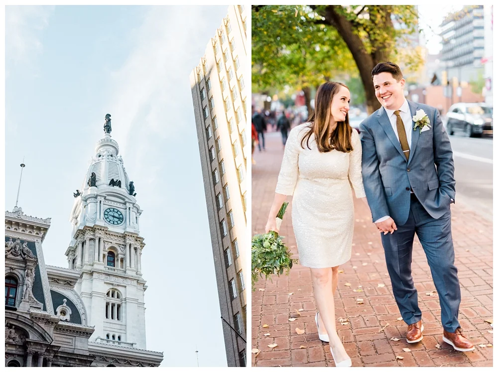 PA Weddings | Philadelphia's City Hall, Philadelphia, PA | Real weddings, engagements and inspiration for the modern PA Bride | www.redoakweddings.com