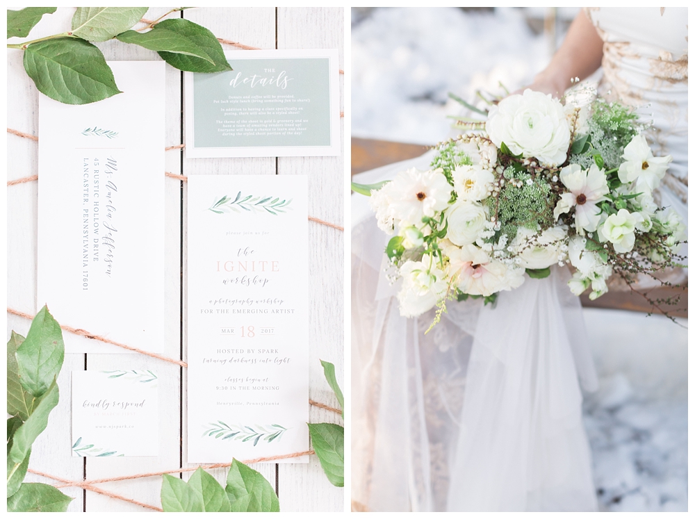 Winter Wedding Inspiration | Pennsylvania | Real weddings, engagements and inspiration for the modern PA Bride | www.redoakweddings.com