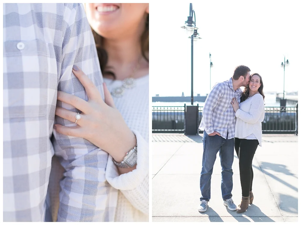 New Jersey Engagements | Liberty State Park, New Jersey | Real weddings, engagements and inspiration for the modern NJ Bride | www.redoakweddings.com