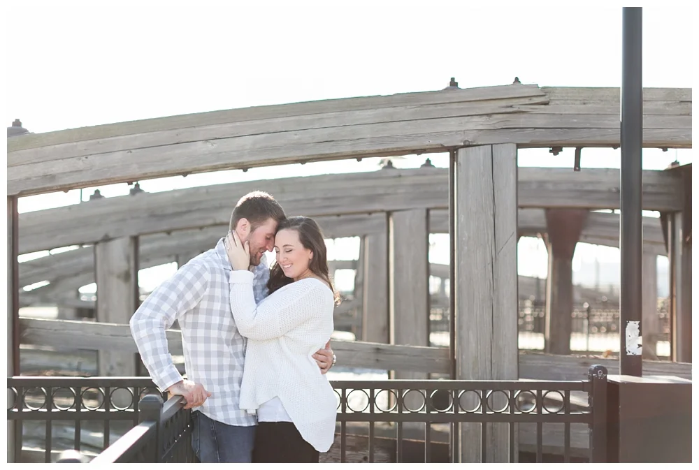 New Jersey Engagements | Liberty State Park, New Jersey | Real weddings, engagements and inspiration for the modern NJ Bride | www.redoakweddings.com