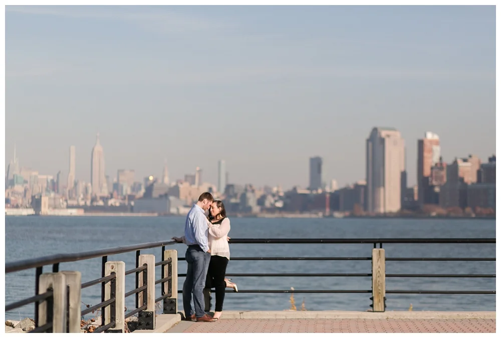 New Jersey Engagements | Liberty State Park, New Jersey | Real weddings, engagements and inspiration for the modern NJ Bride | www.redoakweddings.com