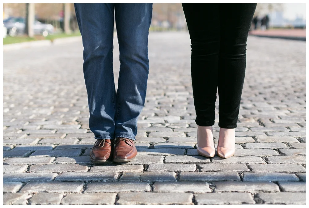 New Jersey Engagements | Liberty State Park, New Jersey | Real weddings, engagements and inspiration for the modern NJ Bride | www.redoakweddings.com