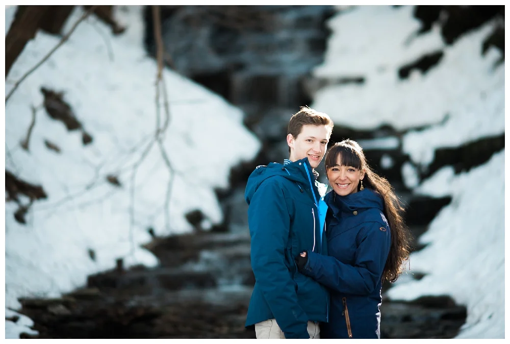 New York Engagement | Thatcher State Park, Albany NY | Real weddings, engagements and inspiration for the modern NY Bride | www.redoakweddings.com