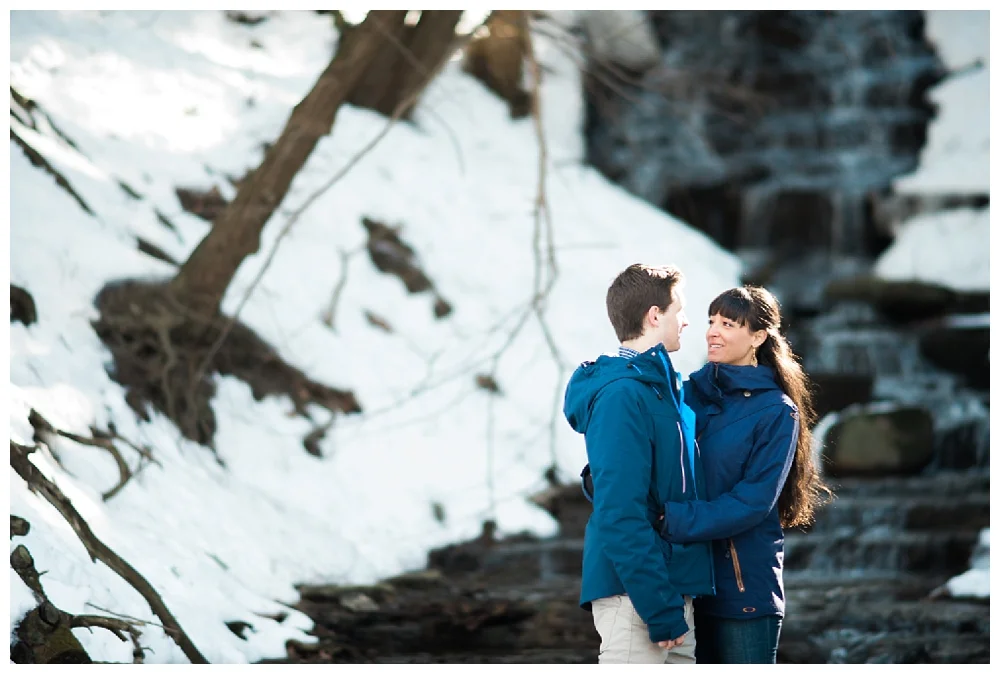 New York Engagement | Thatcher State Park, Albany NY | Real weddings, engagements and inspiration for the modern NY Bride | www.redoakweddings.com