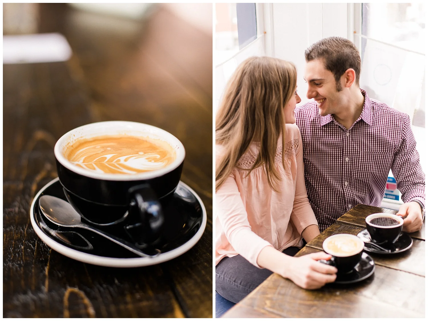 Pittsburgh Engagement Session | The Common Coffee Place | Pittsburgh, PA \ www.redoakweddings