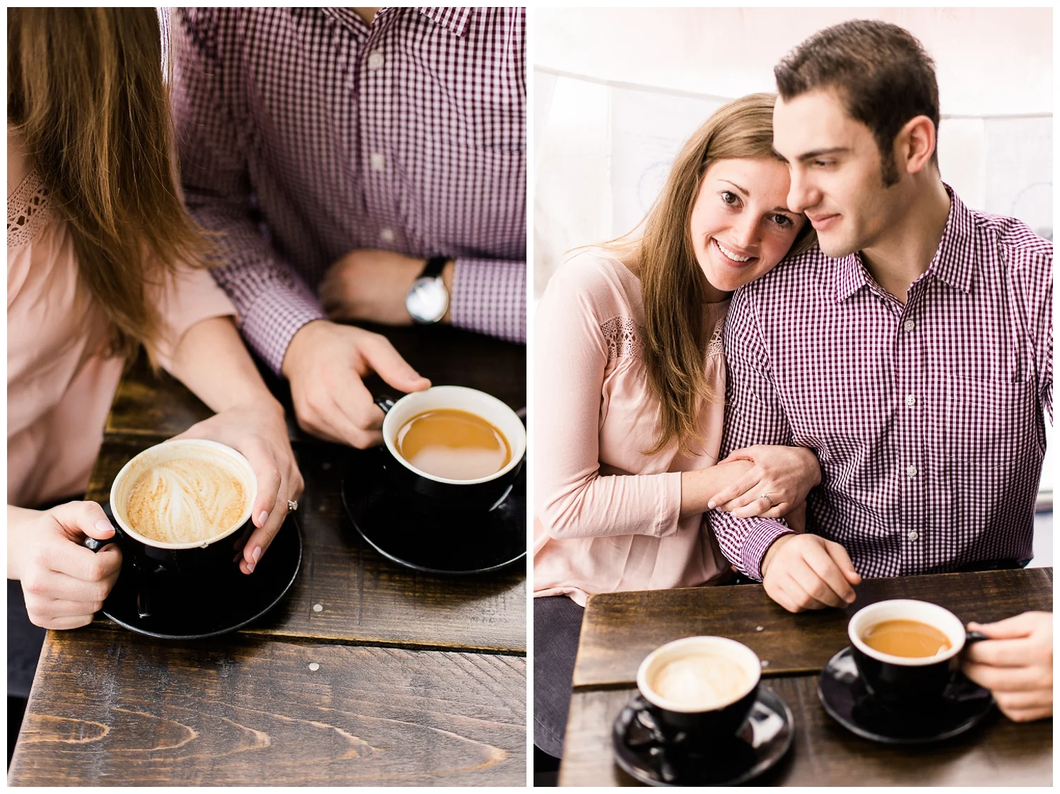 Pittsburgh Engagement Session | The Common Coffee Place | Pittsburgh, PA \ www.redoakweddings