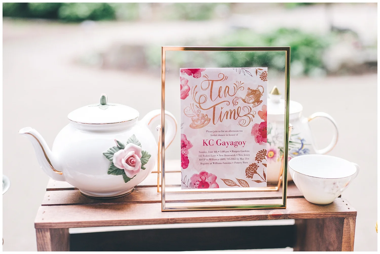 New Jersey Bridal Shower | Rutgers Gardens | New Brunswick, NJ | www.redoakweddings.com
