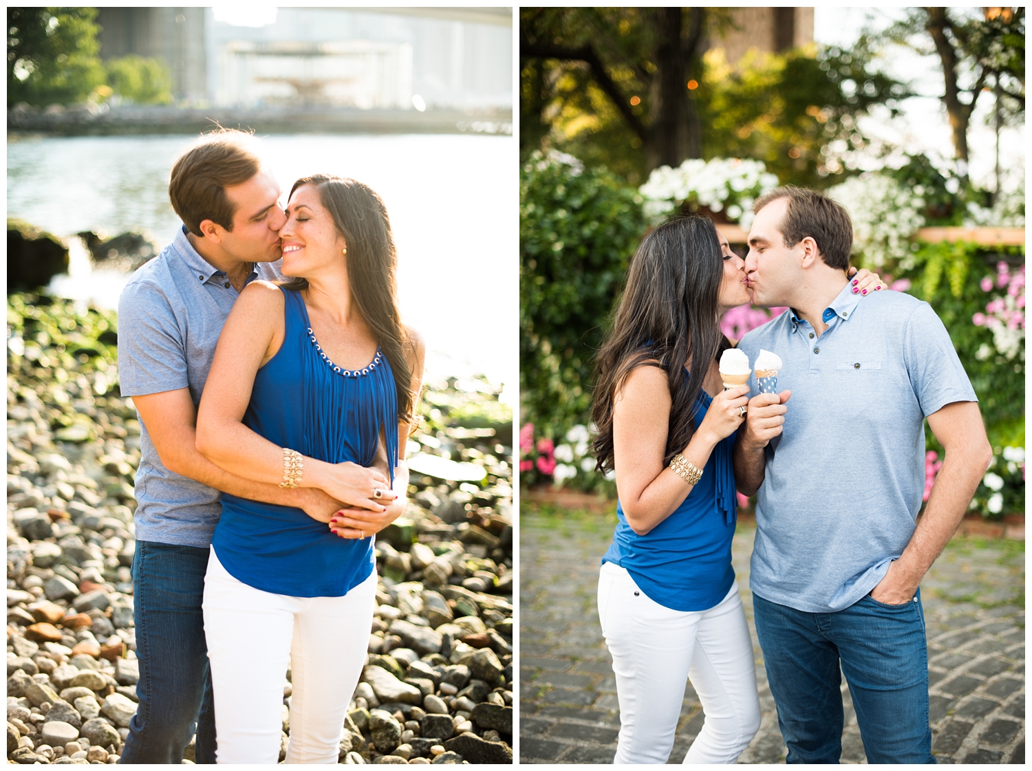 Brooklyn Engagements | Brooklyn Bridge Park | NYC | www.redoakweddings.com