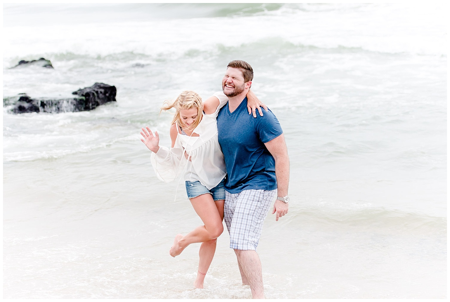 Jersey Shore Engagement Session | Asbury Park, NJ | www.redoakweddings.com