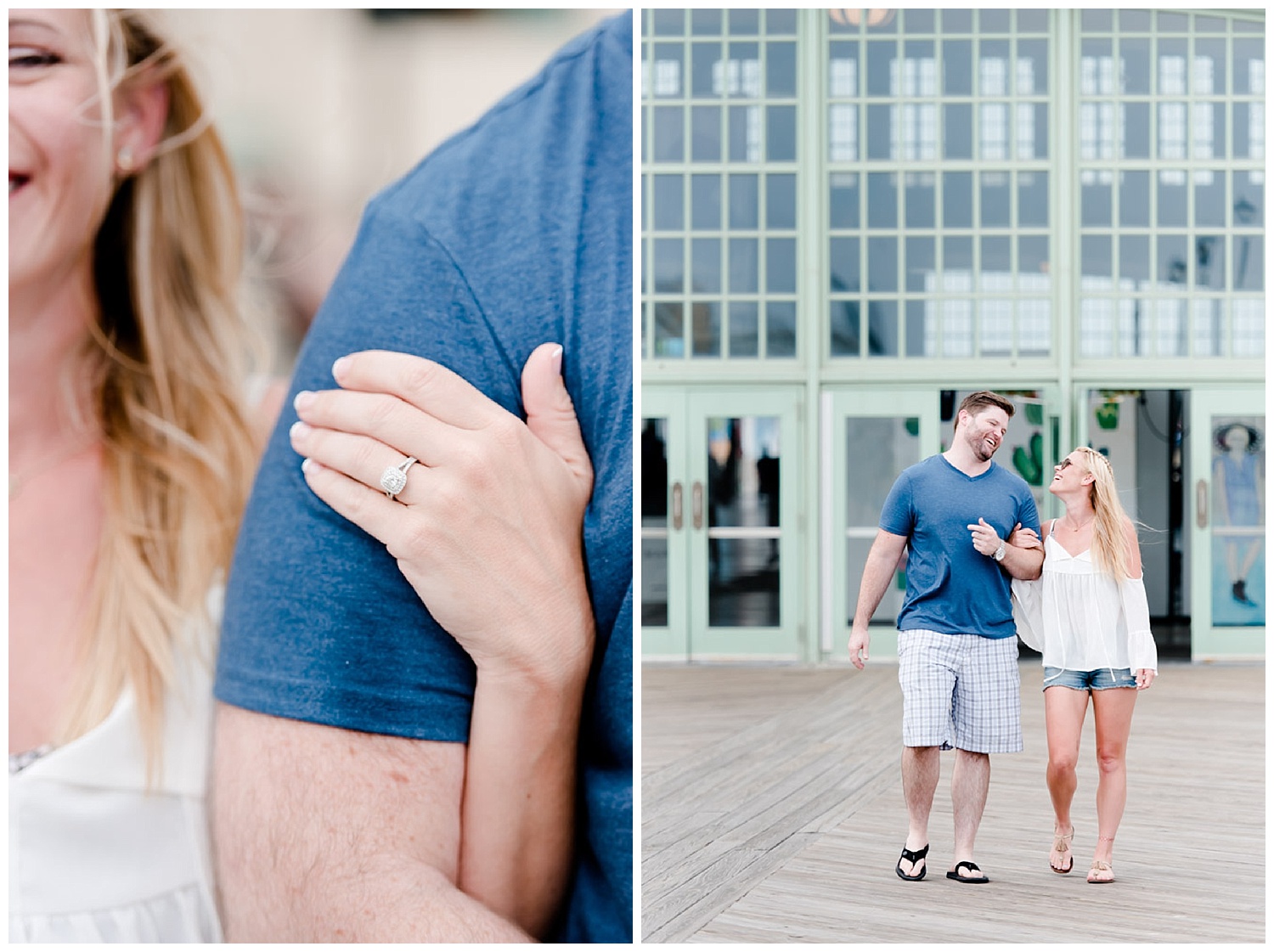 Jersey Shore Engagement Session | Asbury Park, NJ | www.redoakweddings.com