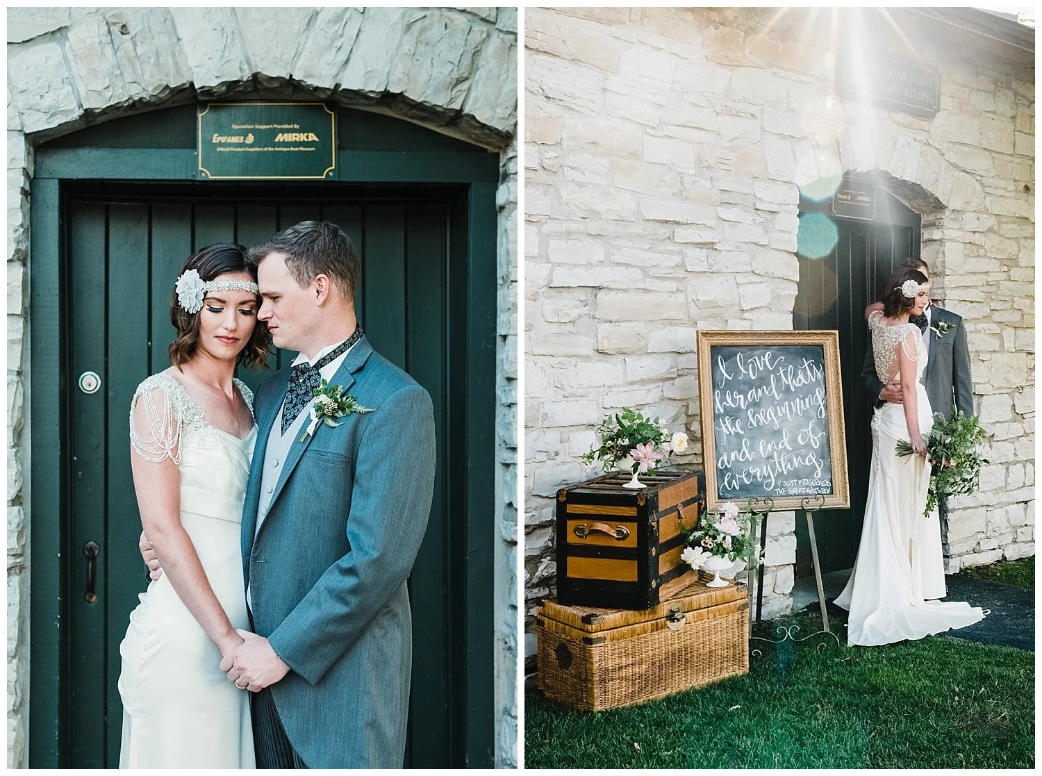 Gatsby Wedding Inspiration | Upstate NY Weddings | Antique Boat Museum | Clayton, NY | www.redoakweddings.com