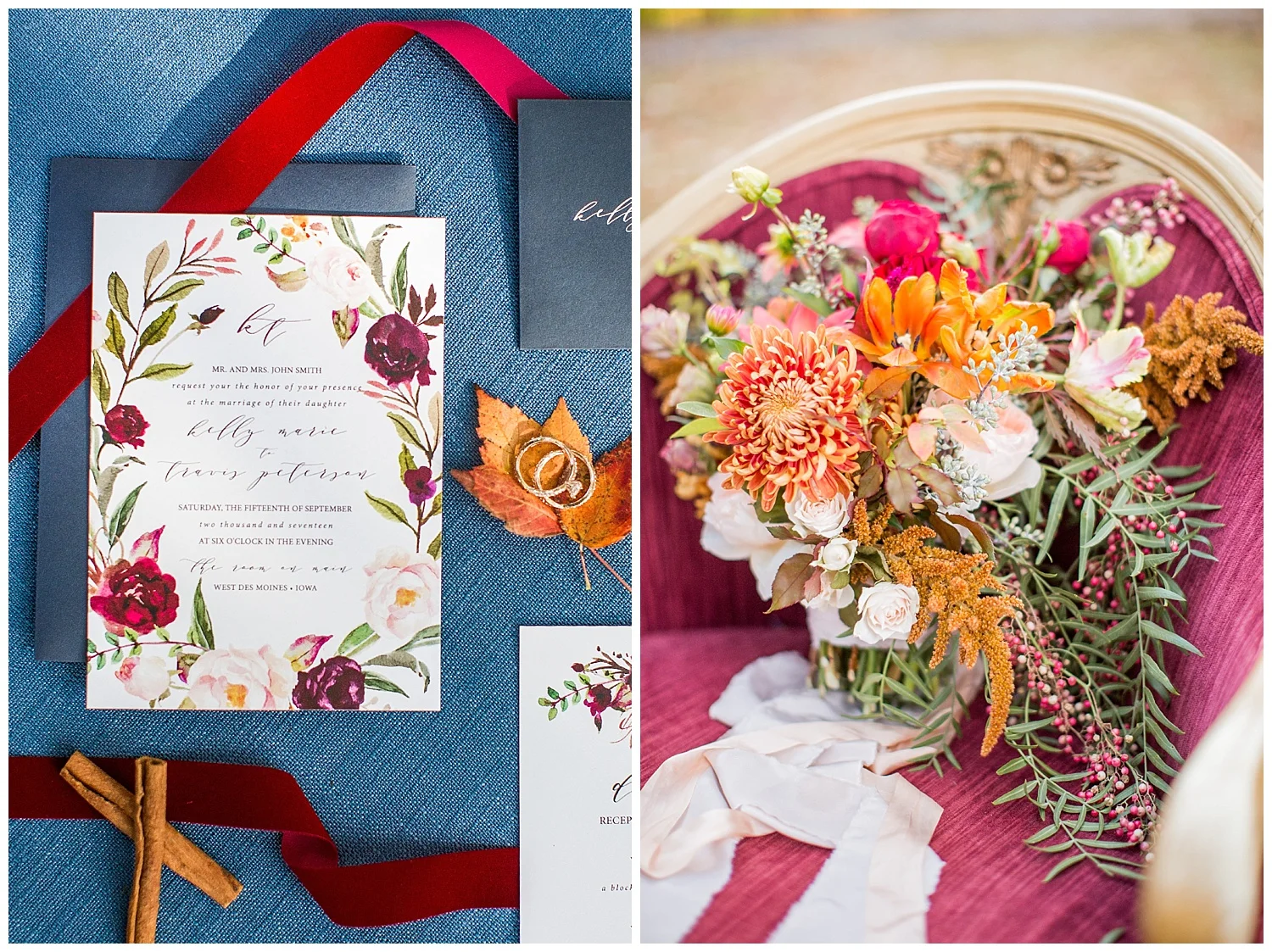 Pittsburgh Fall Wedding Inspiration | Schenley Park, Pittsburgh PA | www.redoakweddings.com