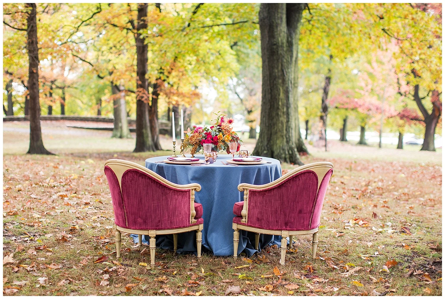 Pittsburgh Fall Wedding Inspiration | Schenley Park, Pittsburgh PA | www.redoakweddings.com