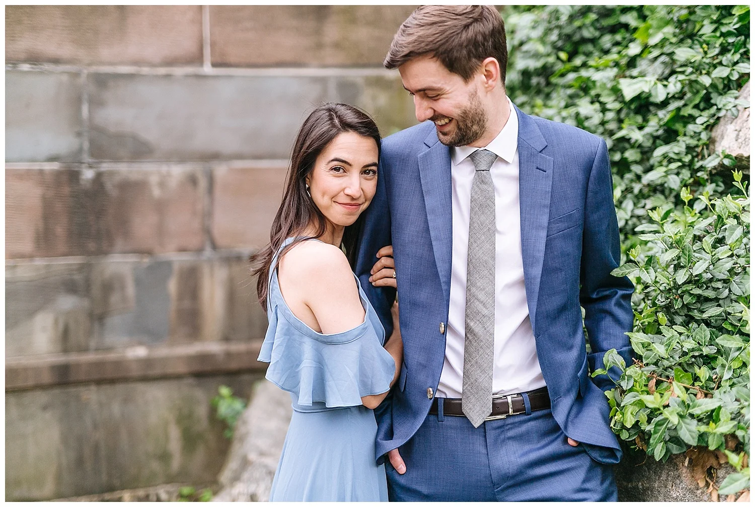 NYC Anniversary Session | Central Park and Belvedere Castle | New York City Anniversary | www.redoakweddings.com