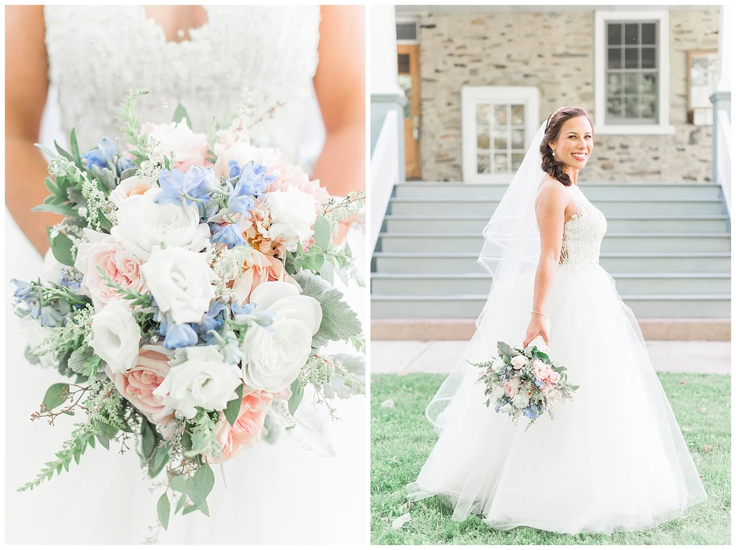 Pennsylvania Summer Wedding | Serenity Blue + Rose Quartz | The Lake House Inn | Perkasie, PA | www.redoakweddings.com
