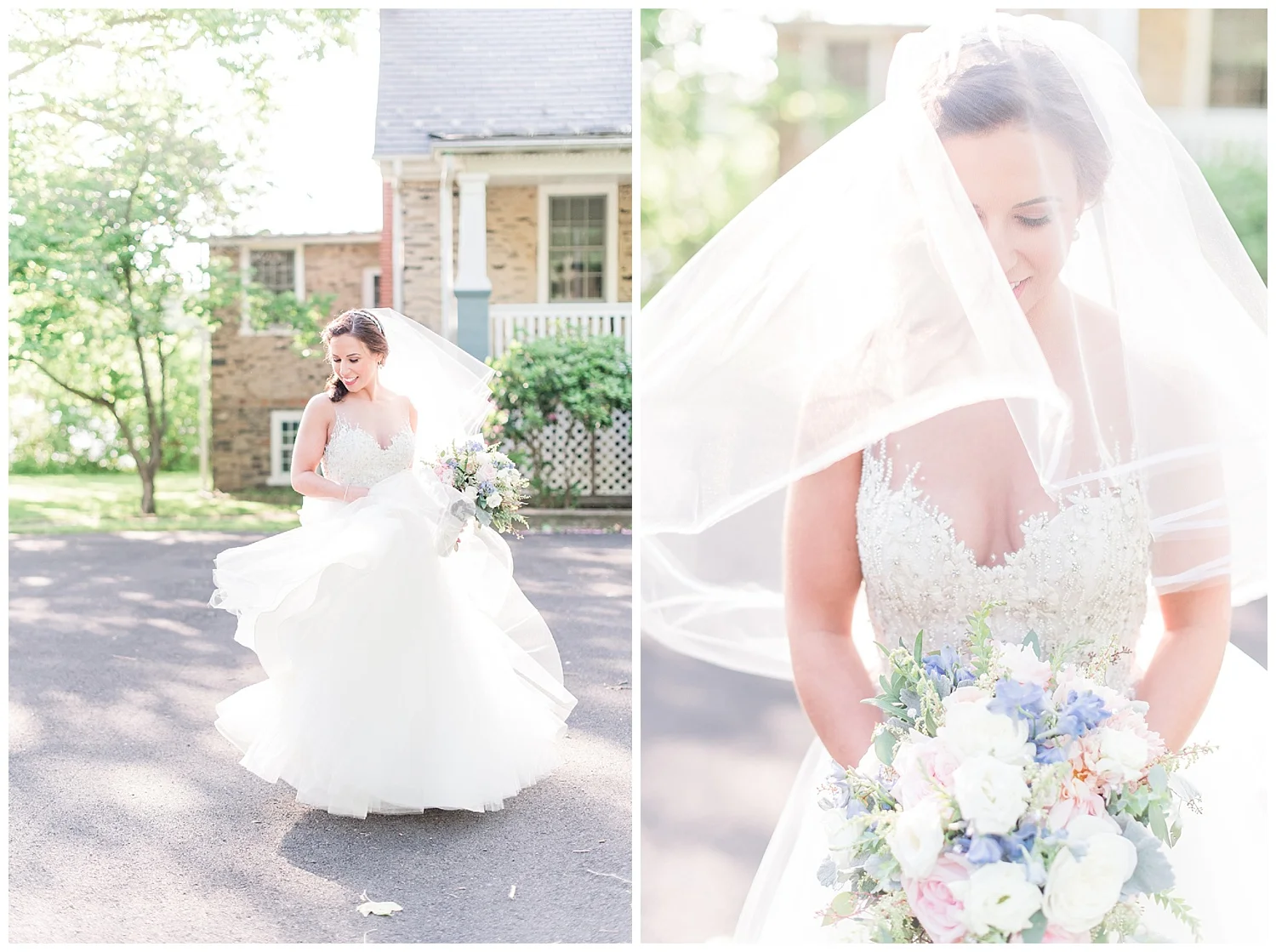 Pennsylvania Summer Wedding | Serenity Blue + Rose Quartz | The Lake House Inn | Perkasie, PA | www.redoakweddings.com