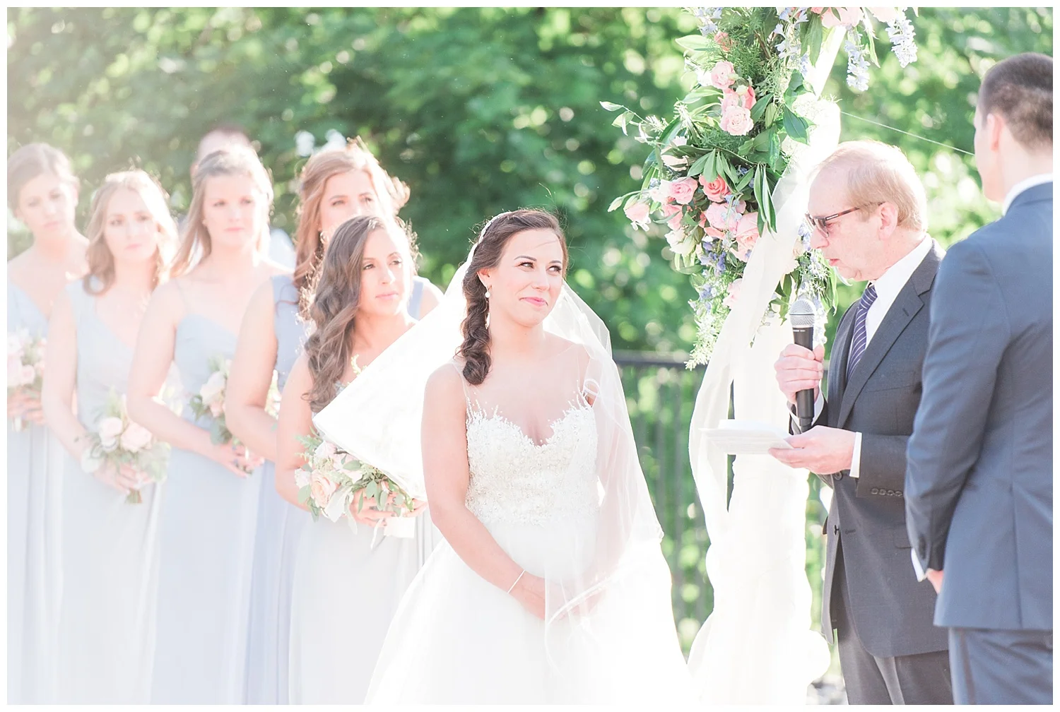 Pennsylvania Summer Wedding | Serenity Blue + Rose Quartz | The Lake House Inn | Perkasie, PA | www.redoakweddings.com