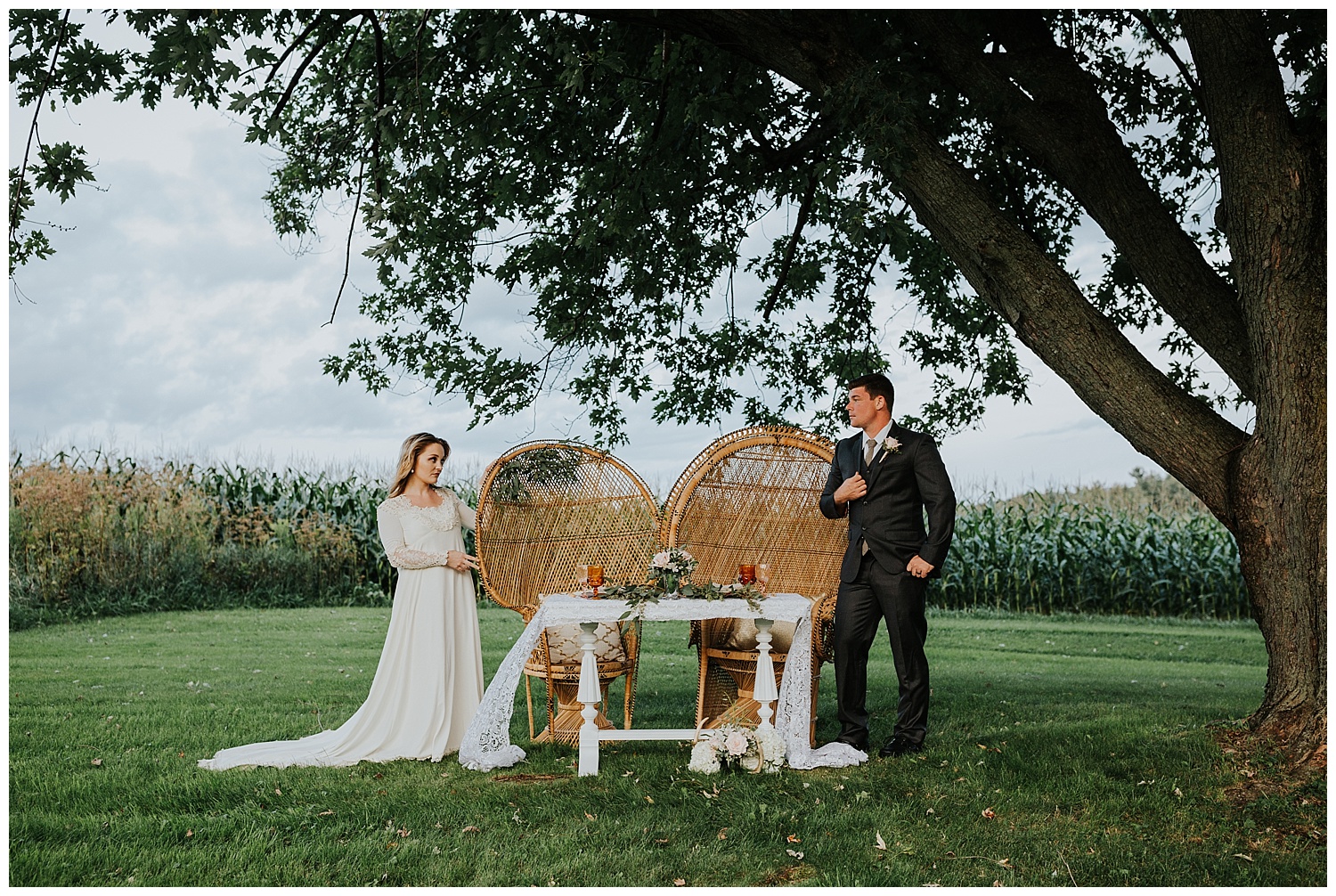 Upstate NY Weddings | Modern Bohemian Wedding Inspiration | Adams Center, NY | www.redoakweddings.com