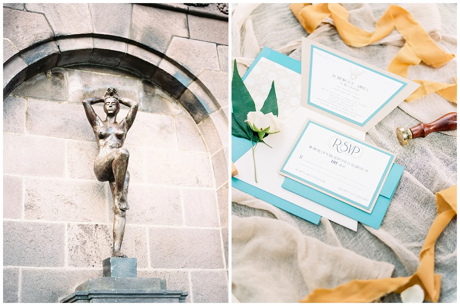 Art Deco Garden Wedding Inspiration | Tyler Gardens | Newton, PA | www.redoakweddings.com