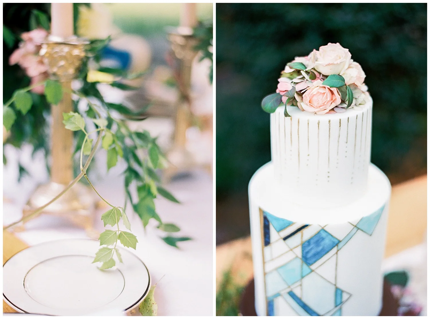 Art Deco Garden Wedding Inspiration | Tyler Gardens | Newton, PA | www.redoakweddings.com