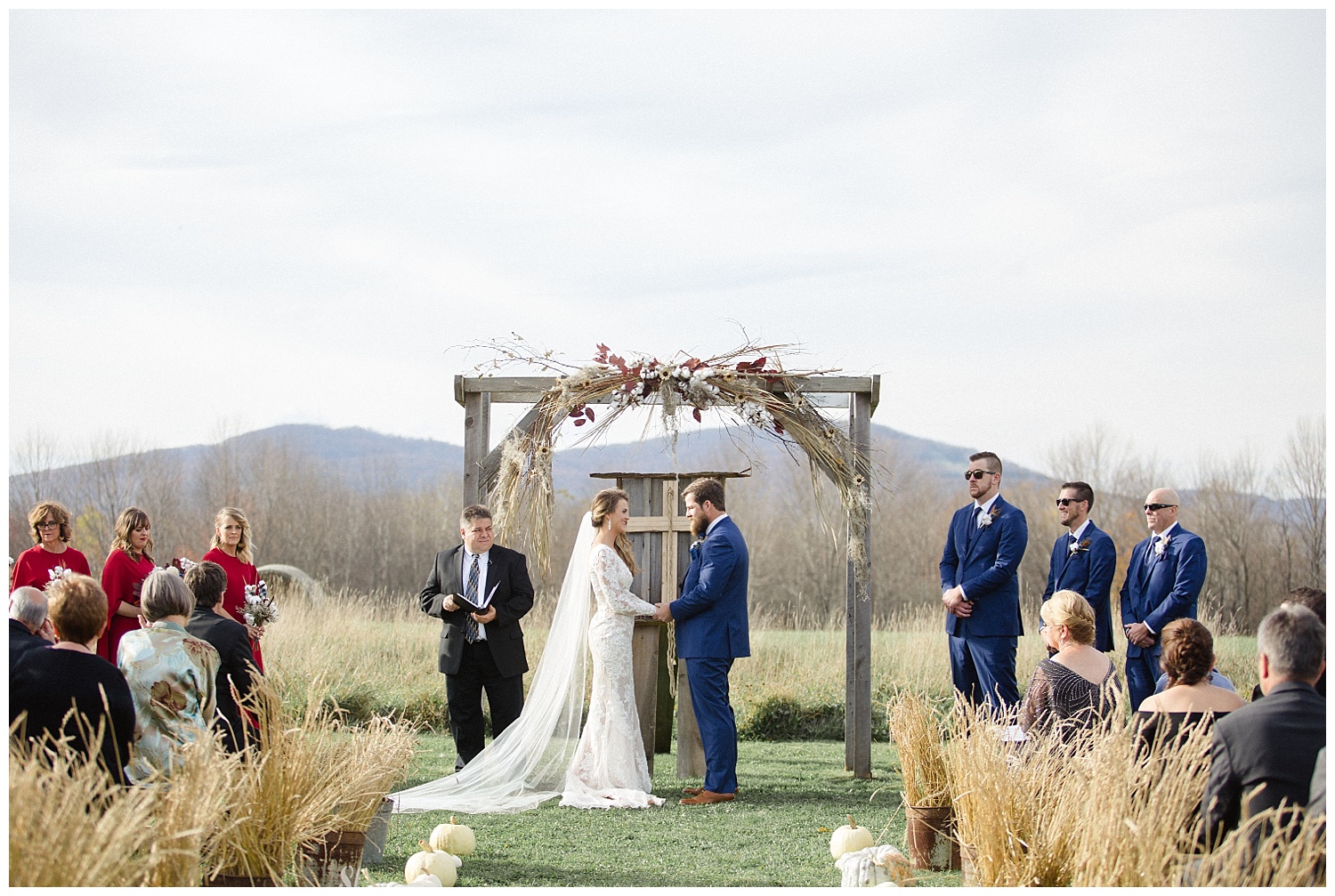Fall Farm Wedding | The Farm at Cottrell Lake Wedding | Clifford, PA | www.redoakweddings.com